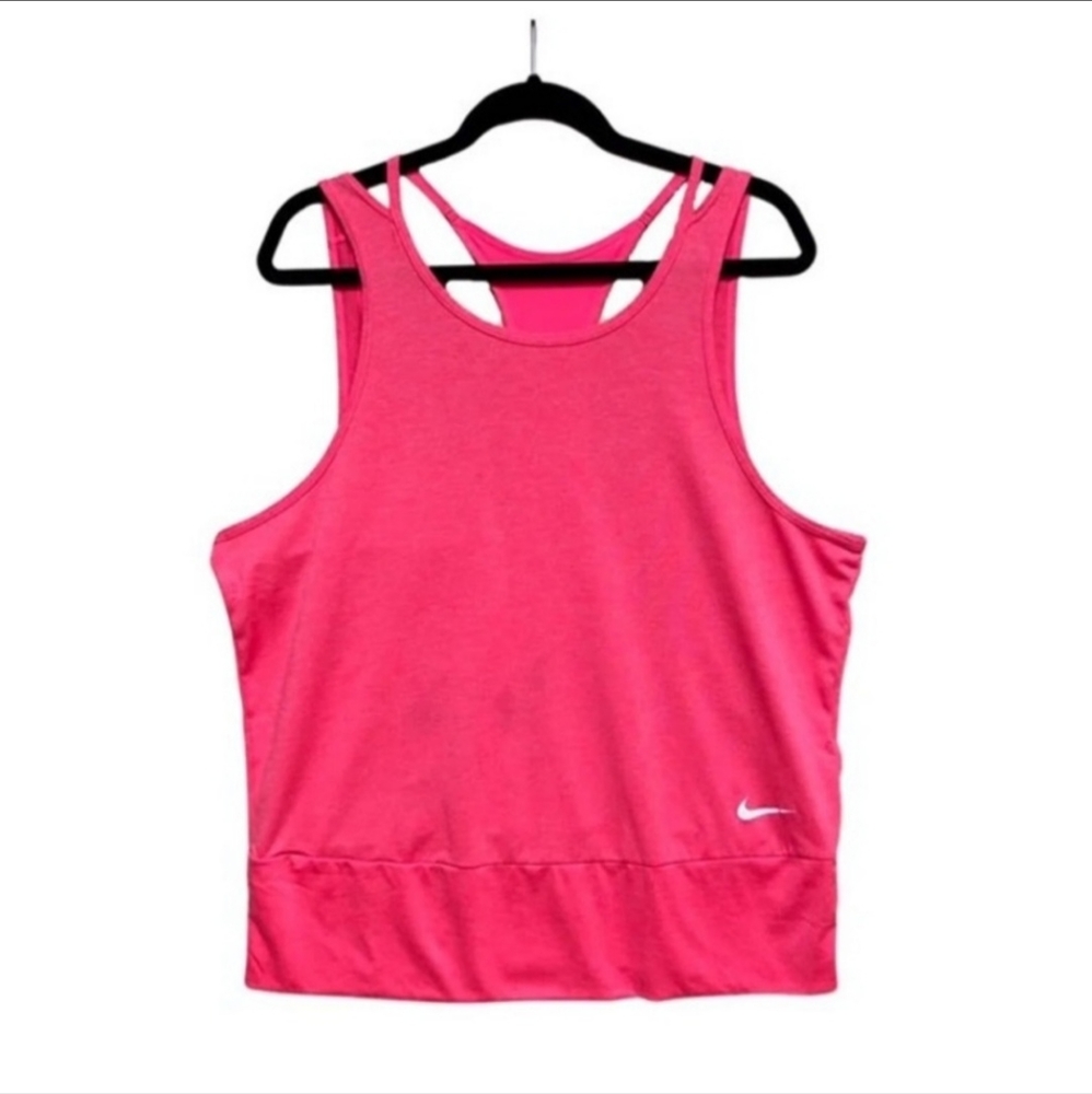 Nike hot pink Dri-fit tank top size XL
